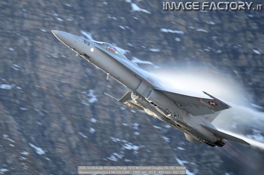 2008-10-09 Axalp Shooting Range 1010 McDonnell Douglas FA-18C Hornet